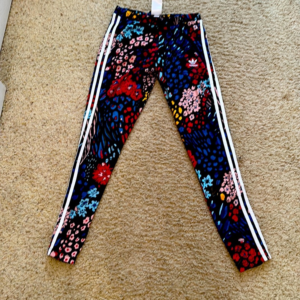 Adidas multi color leggings